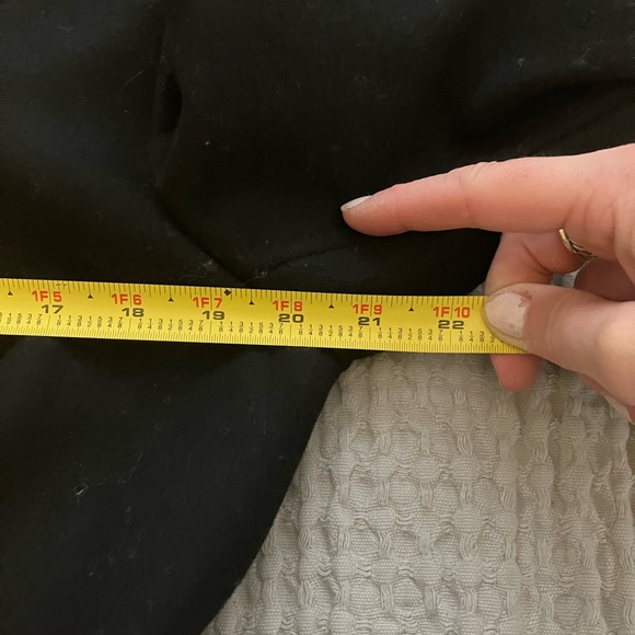 Tahari Black Wool Double-breasted Military Wool Coat Black 12   🎀 FIRM - Picture 12 of 14